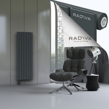 Arno Radiateur En Aluminium 1500x514 Anthracite Foncé - Thumbnail