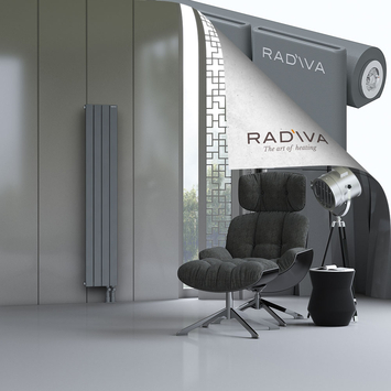 Arno Radiateur En Aluminium 1600x292 Anthracite - Thumbnail