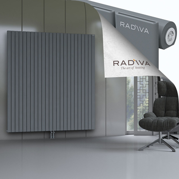 Arno Radiateur En Aluminium 1900x1772 Anthracite - Thumbnail