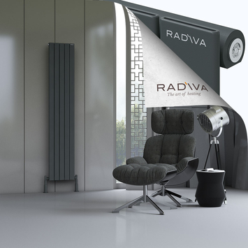 Arno Radiateur En Aluminium 1900x366 Anthracite Foncé - Thumbnail