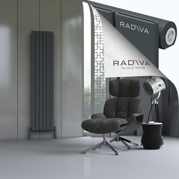 Arno Radiateur En Aluminium 1900x440 Anthracite Foncé - Thumbnail