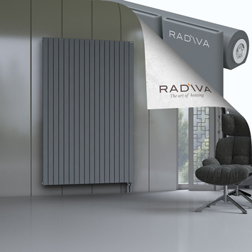 Arno Radiateur En Aluminium 2000x1328 Anthracite - Thumbnail