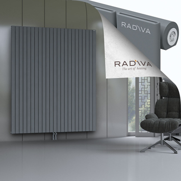 Arno Radiateur En Aluminium 2000x1698 Anthracite - Thumbnail