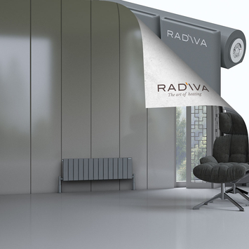 Arno Radiateur En Aluminium 300x1032 Anthracite - Thumbnail