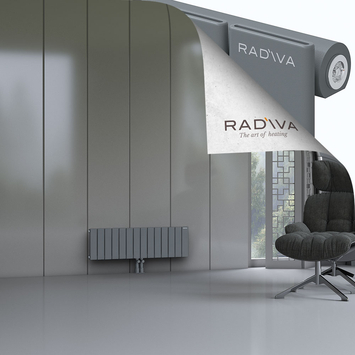 Arno Radiateur En Aluminium 300x1032 Anthracite - Thumbnail