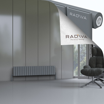 Arno Radiateur En Aluminium 300x1476 Anthracite - Thumbnail