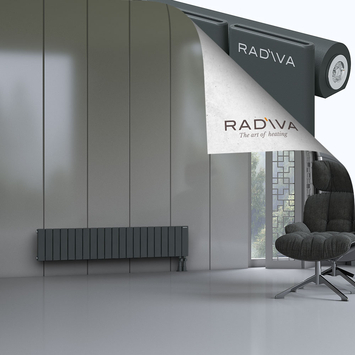 Arno Radiateur En Aluminium 300x1550 Anthracite Foncé - Thumbnail