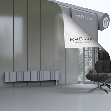 Arno Radiateur En Aluminium 300x1772 Gris - Thumbnail