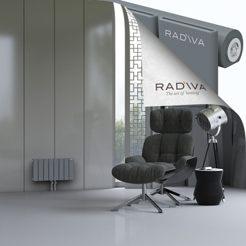 Arno Radiateur En Aluminium 300x588 Anthracite - Thumbnail