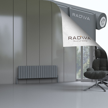 Arno Radiateur En Aluminium 400x1328 Anthracite - Thumbnail