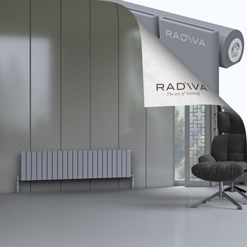 Arno Radiateur En Aluminium 400x1624 Gris - Thumbnail