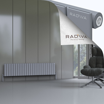 Arno Radiateur En Aluminium 400x1772 Gris - Thumbnail