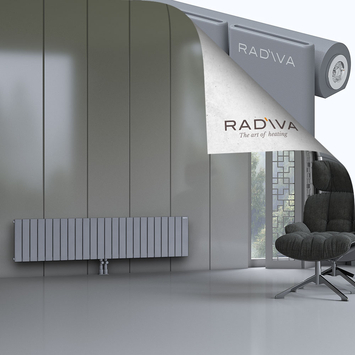 Arno Radiateur En Aluminium 400x1772 Gris - Thumbnail