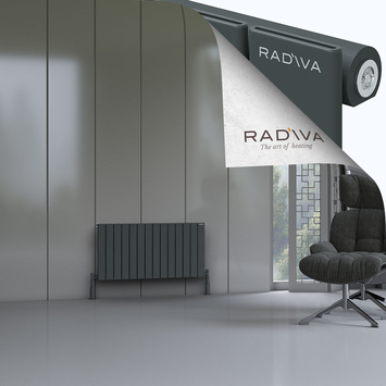 Arno Radiateur En Aluminium 500x1032 Anthracite Foncé - Thumbnail