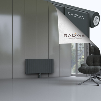 Arno Radiateur En Aluminium 500x1032 Anthracite Foncé - Thumbnail