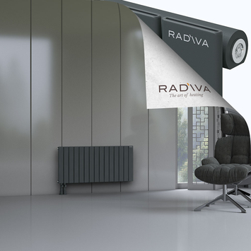 Arno Radiateur En Aluminium 500x1106 Anthracite Foncé - Thumbnail