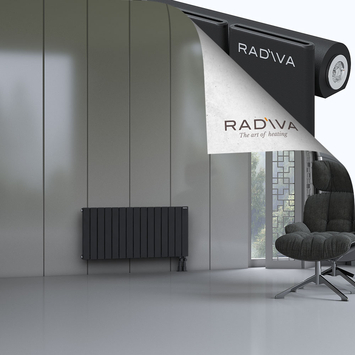 Arno Radiateur En Aluminium 500x1106 Noir - Thumbnail