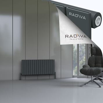 Arno Radiateur En Aluminium 500x1180 Anthracite Foncé - Thumbnail