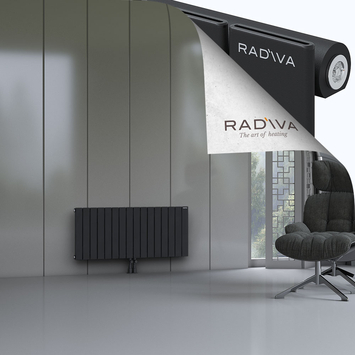 Arno Radiateur En Aluminium 500x1180 Noir - Thumbnail