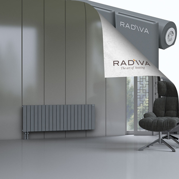 Arno Radiateur En Aluminium 500x1476 Anthracite - Thumbnail