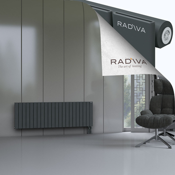 Arno Radiateur En Aluminium 500x1624 Anthracite Foncé - Thumbnail