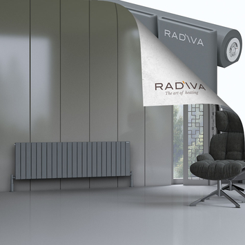 Arno Radiateur En Aluminium 500x1698 Anthracite - Thumbnail