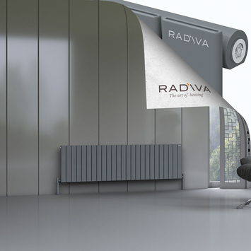 Arno Radiateur En Aluminium 500x1846 Anthracite - Thumbnail