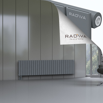 Arno Radiateur En Aluminium 500x2068 Anthracite - Thumbnail