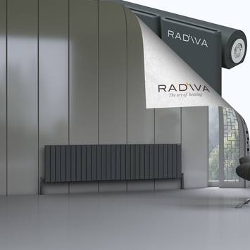 Arno Radiateur En Aluminium 500x2068 Anthracite Foncé - Thumbnail