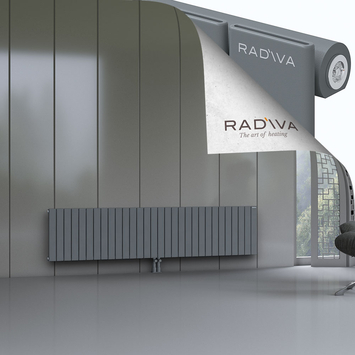 Arno Radiateur En Aluminium 500x2216 Anthracite - Thumbnail