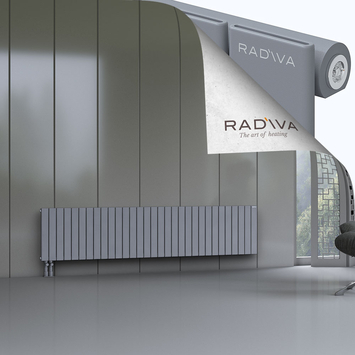 Arno Radiateur En Aluminium 500x2290 Gris - Thumbnail