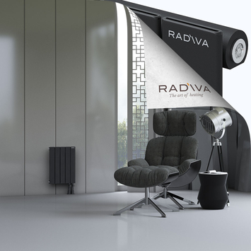 Arno Radiateur En Aluminium 500x366 Noir - Thumbnail