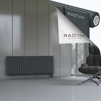 Arno Radiateur En Aluminium 600x1698 Anthracite Foncé - Thumbnail