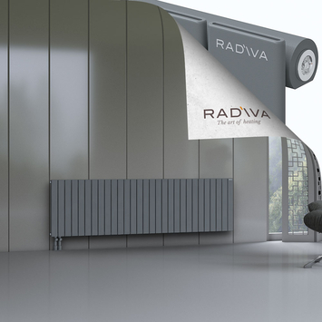 Arno Radiateur En Aluminium 600x2142 Anthracite - Thumbnail