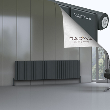 Arno Radiateur En Aluminium 600x2216 Anthracite Foncé - Thumbnail