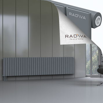 Arno Radiateur En Aluminium 600x2586 Anthracite - Thumbnail