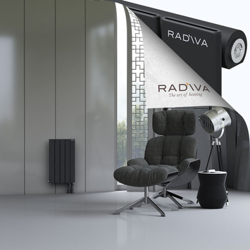 Arno Radiateur En Aluminium 600x366 Noir - Thumbnail