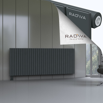 Arno Radiateur En Aluminium 900x2364 Anthracite Foncé - Thumbnail