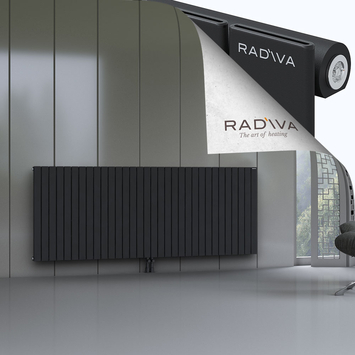 Arno Radiateur En Aluminium 900x2364 Noir - Thumbnail