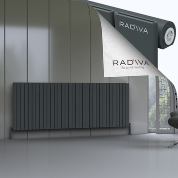 Arno Radiateur En Aluminium 900x2438 Anthracite Foncé - Thumbnail