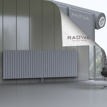 Arno Radiateur En Aluminium 900x2586 Gris - Thumbnail