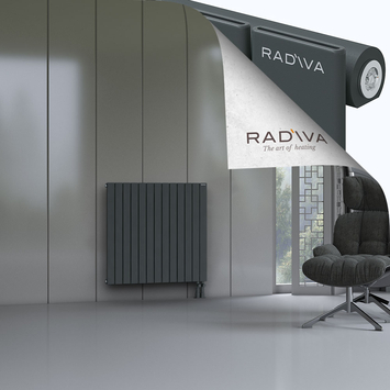 Arno Radiateur En Aluminium 900x958 Anthracite Foncé - Thumbnail