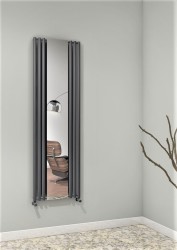 Bahama Decorative Radiator 540x1760 Anthracite - Thumbnail