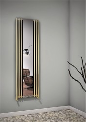 Bahama Decorative Radiator 540x1760 Gold - Thumbnail