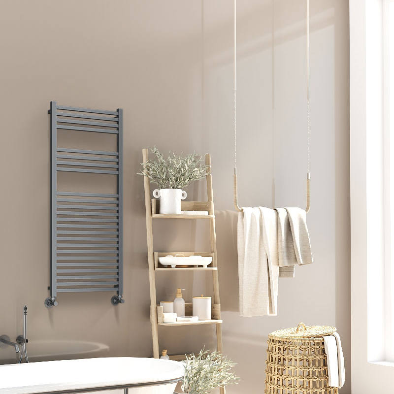 Barbados Decorative Towel Warmer 500x1200 Anthracite