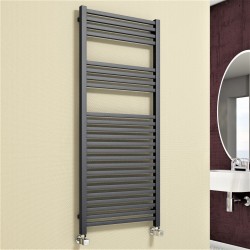 Barbados Decorative Towel Warmer 500x1200 Anthracite - Thumbnail