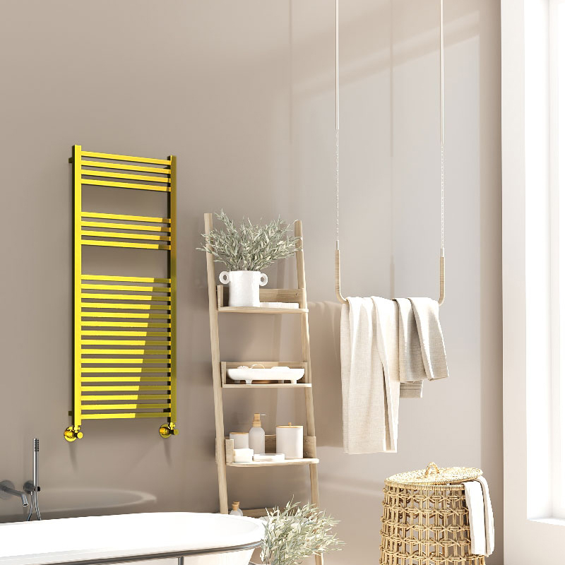 Barbados Decorative Towel Warmer 500x1200 Gold