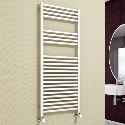 Barbados Decorative Towel Warmer 500x1200 White