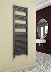 Barbados Decorative Towel Warmer 500x1600 Anthracite - Thumbnail