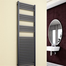 Barbados Decorative Towel Warmer 500x1600 Anthracite - Thumbnail